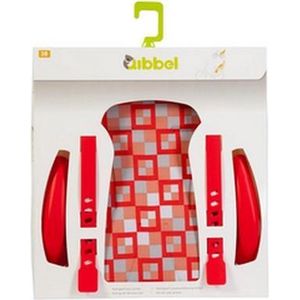 Duodeel qibbel stylingset luxe checked red achter - ROOD