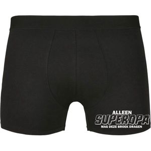 Alleen superopa mag deze broek dragen Heren Boxershort - opa - superopa - onderbroek - grappig
