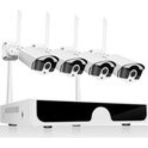 Beveiligingscamera set met 4 Cameras Outdoor Buiten - Home Security Camera Systeem - Wifi Camera Set - Beveiligingscamera - 4 Camera’s - Nachtzicht - Motion Detector