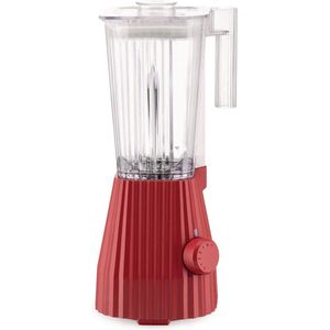 Alessi Blender Plissé - 5 snelheden + turbostand - rood - Michele de Lucchi - 1.5 liter - MDL09 R