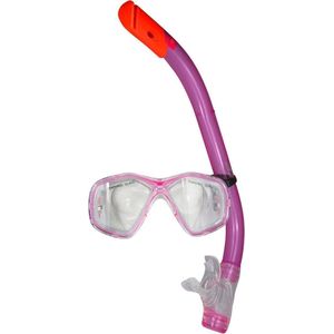 Rucanor - Bergen III Jr. - Roze Snorkelset - Junior - Roze