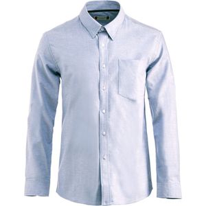 Clique Oxford Luxe Klassiek Overhemd met borstzak maat L kleur Kobalt