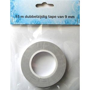Nellie Snellen tissue tape dubbelzijdige dubbelzijdig klevende tape 15 mtr x 9 mm breed