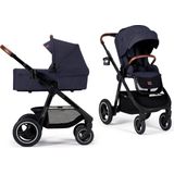 Kinderkraft EVERYDAY - Kinderwagen 2in1 tot 27 kg - Grote wieg XL - Bleuw