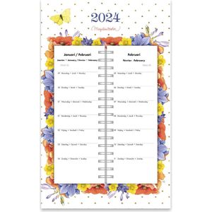 Marjolein Bastin Weekkalender op schild 2024