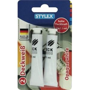 Dekwit Verf Tube Wit 2 x 7,5 ml