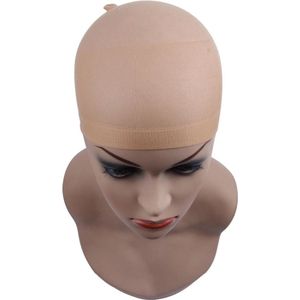 CHPN - Haarnetje - Haarmutje - Ondermuts - Pruik dragen - Pruik ondermuts - Bruin - Netstof - Elastisch - Haarnetjes voor Nephaar - Weave Wig Cap - Nylon - One size