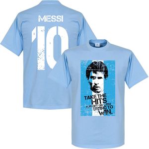 Messi 10 Argentinië Flag T-shirt - M