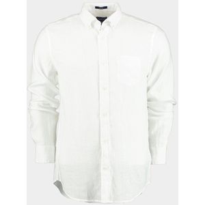 Gant Casual hemd lange mouw Wit Reg Linen Shirt 3230085/110