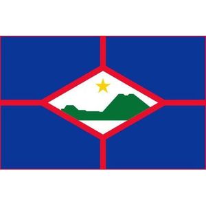 Vlag Sint Eustatius 30x45 cm
