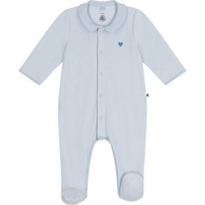 Petit Bateau Fluwelen babypyjama Unisex Pyjamaset - Maat 50