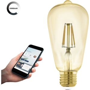 EGLO connect.z  Smart LED Lamp - E27 - Ø 6,4 cm - 2200K - Dimbaar - Zigbee