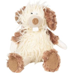 Clayre & Eef Decoratie Knuffel 23 cm Beige Bruin Polyester Knuffeldier