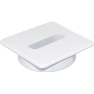Emuca Kabeldoorvoer Plastwin voor tafel, 94x94mm, kunststof, Wit