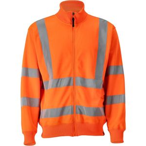 Mascot Safe Classic Sweatshirt met rits 50115-950 - Hi-Vis oranje - 4XL