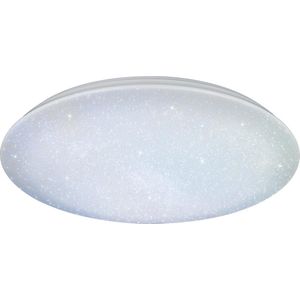 LED Plafondlamp - Trion Kilomu - 80W - Aanpasbare Kleur - Dimbaar - Afstandsbediening - Rond - Mat Wit