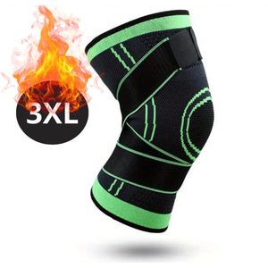 Nivard Kniebrace - Sportbrace Knie - Knee Sleeves - Knee Sleeves Powerlifting - Compressie Knie Brace - Knee Wraps - Knee Support - Dames - Heren - Comfortabel - Groen - Maat XXXL