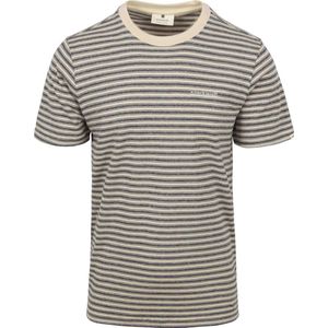 Anerkjendt - Akrod T-shirt Streep Blauw - Heren - Maat XL - Regular-fit