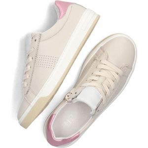 Hip H6097 Lage sneakers - Leren Sneaker - Meisjes - Beige - Maat 38