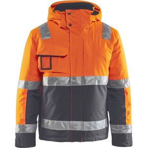 Blaklader Winterjas High Vis 4870-1987 - High Vis Oranje/Medium Grijs - XXL