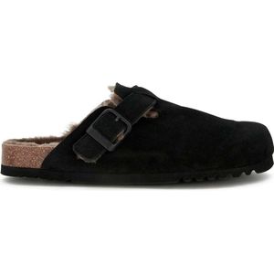 SCHOLL OLIVIER NEW F Suede SA Heren Clogs - Black - Maat 43