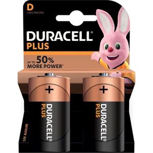 Set van 8x Duracell D Plus batterijen 1.5 V - alkaline - LR20 MN1300 - Batterijen pack