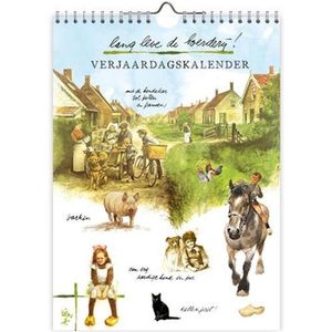 Rien Poortvliet verjaardagskalender 'Lang leve de boerderij'