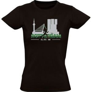 Rotterdam hardlopen Dames T-shirt - 42 km - marathon - hele marathon - shirt
