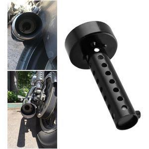 60 mm Universele Motorfiets Uitlaatdemper Baffle Db Killer Korte Demper Zwart