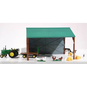 farm building set with john deere tractor
