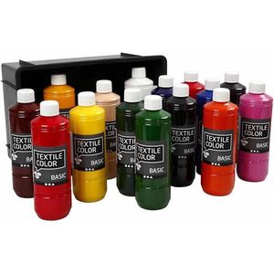 Textielverf - Diverse Kleuren - Creativ Company - 15x500 ml