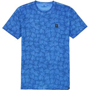 GARCIA Heren T-shirt Blauw - Maat S