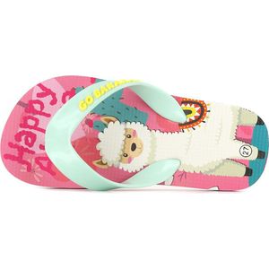 Flipflops | Meisjes | Pink Alpaca Print | | Go Banana's | Maat 22