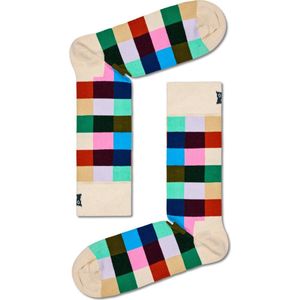 Happy Socks Rainbow Check Sock - unisex sokken - Unisex - Maat: 41-46