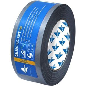 Deltec duct tape 100 grijs - 50 meter x 48 mm.