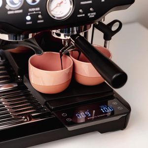 Koffie weegschaal met timer - 0,1 Gram Precisie - Barista Weegschaal – Espressomachine - Barista Essentials