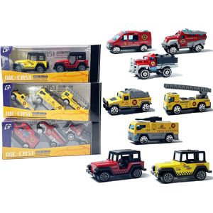 Speelgoed mini auto's set  8 stuks - model auto's Diecast - mini alloy voertuigen set