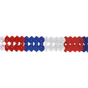 Amscan Slinger Garland 400 Cm Papier Rood/wit/blauw