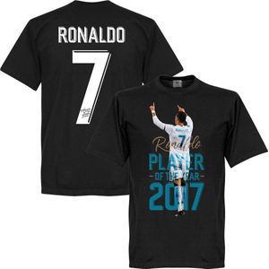 Ronaldo Player Of The Year 2017 T-Shirt - Kinderen - 140