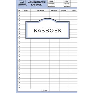 Kasboek - Administratie boekje - Kasboekje in en uitgaven - Kasboek huishoudboek - Kasboek boekhouding - Budgetplanner