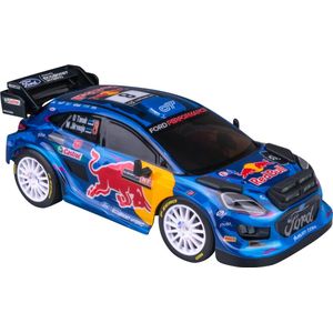 Nikko RC Auto Night Mode - M-Sport Ford Puma #8 Tanak - RC Voertuig - 25cm - Led verlichting - 1:18