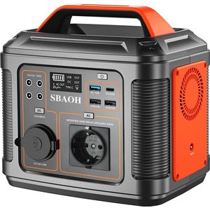 Draagbare Krachtcentrale - Oplaadstation - Powerbank - 300W - Volledige Set - Werkplaats, Vakantie, Buiten, Thuis - 300W - 296Wh