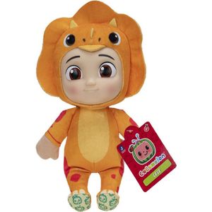 Cocomelon Dino Cece knuffel - 20 cm - Pluche met kunststof hoofd