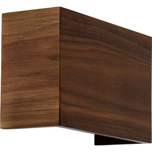 QAZQA otan - Landelijke Dimbare LED Smart Wandlamp incl. wifi met Dimmer voor binnen - 2 lichts - D 8 cm - Bruin - Woonkamer | Slaapkamer | Keuken