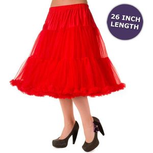 Banned - Lifeforms Petticoat - 26 inch - 4XL - Rood