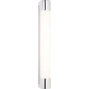 BRILLIANT lamp Horace LED wandlamp voet wit / chroom | 1x 10W LED geïntegreerd, (1300lm, 4000K) | Schaal A ++ tot E | IP-beschermingsklasse: 54 - spatwaterdicht