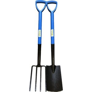 Set tuingereedschap - Spitspade en spitvork - steekschep