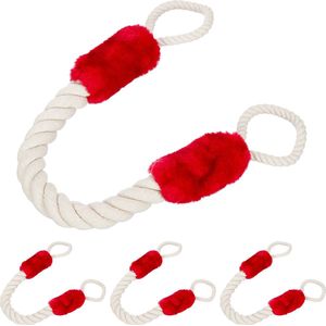 4x deurstopper touw - deurklink - vingerbescherming kind - 60 cm lang