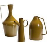 BePureHome Tins Vazen - Metaal - Fudge - Set van 3