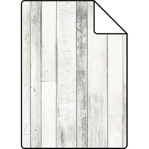 Proefstaal ESTAhome behang sloophout grijs wit - 138816 - 26,5 x 21 cm